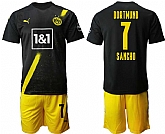 2020-21 Dortmund 7 SANCHO Away Soccer Jersey,baseball caps,new era cap wholesale,wholesale hats
